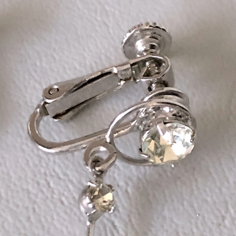 Dramatic Rhinestone Earrings - Picture 3 of 10